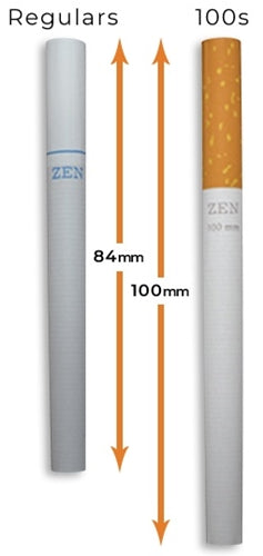 Zen Cigarette Tubes - 100mm - Regular - Master Case