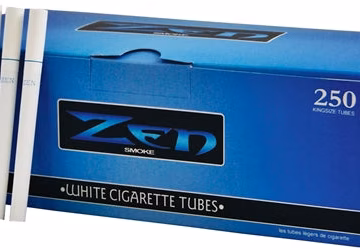 Zen Cigarette Tubes - King Size - White - Master Case