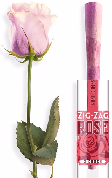 Zig-Zag Pre-Rolled - King Size - Rose Petals Cones