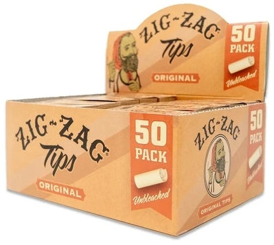 Zig Zag Unbleached Tips 50pk - Original