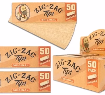 Zig Zag Unbleached Tips 50pk - Original