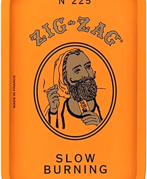 Zig Zag Rolling Tray - Orange Small