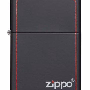 Zippo Lighter - Classic Black and Red Zippo $30.95