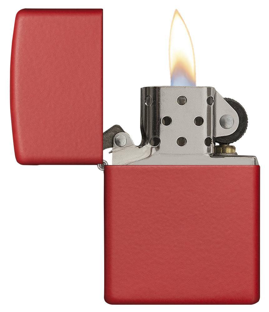Zippo Lighter - Red Matte $24.95