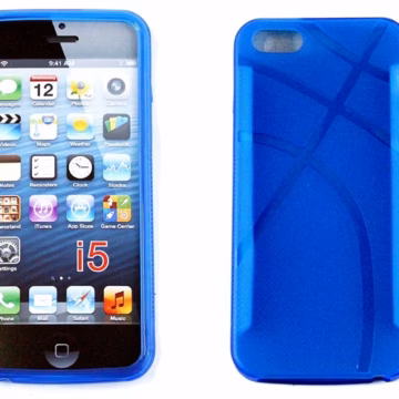 iPhone 5 Protective Cover Anchor Design-Blue