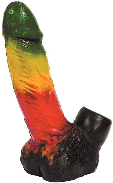 Pichincha Hand Crafted Medium Hand Pipe - Rasta Winkie