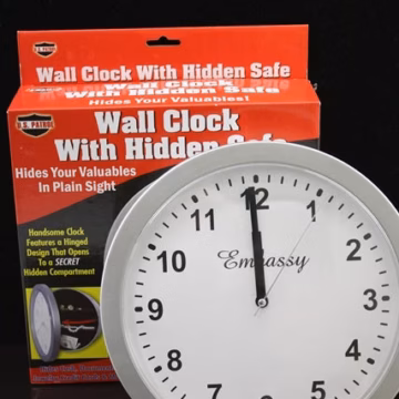 Wallclock With Hidden Safe