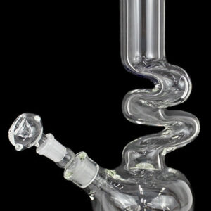 12" Color Rim Double Zong Bubble Water Pipe