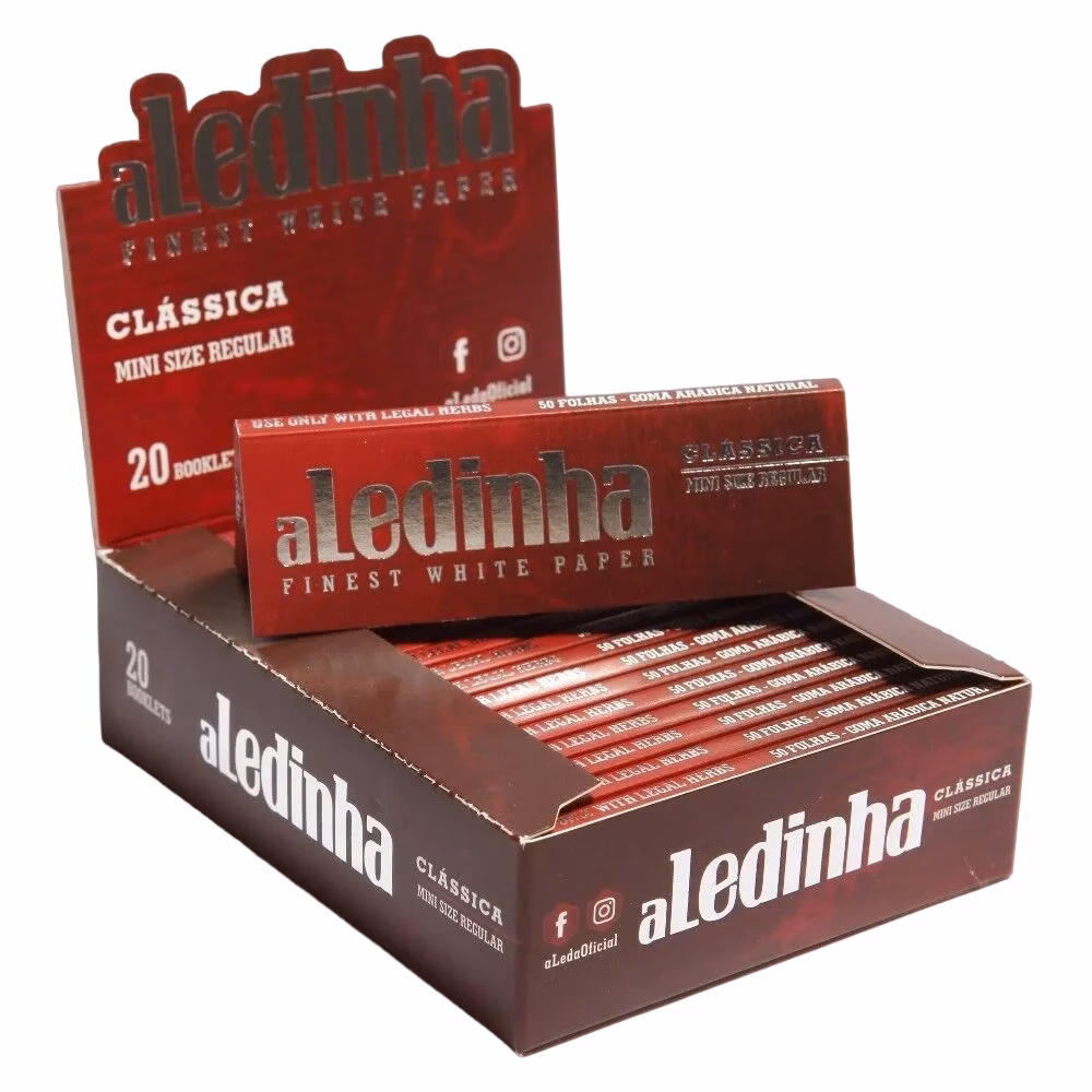 Aledinha Red 1 1/4 Size Rolling Papers