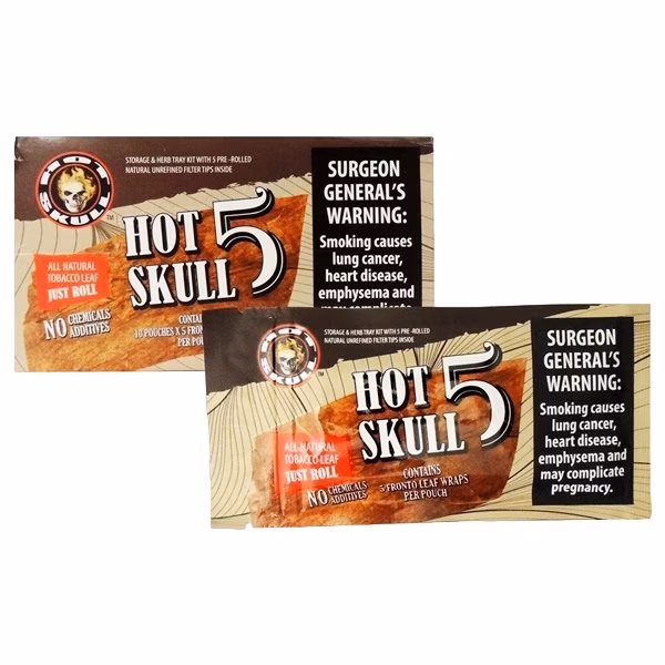 Hot Skull 5 Fronto Leaf Wraps 10pk