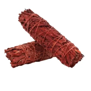 10ct Sage Smudge Stick – White Sage with Dragons Blood 4"L