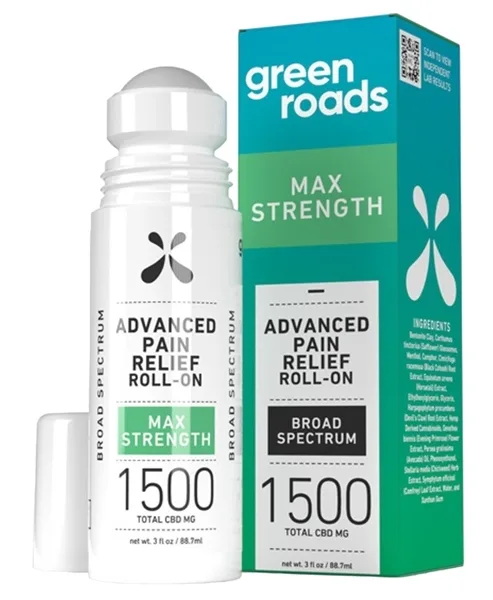 Green Roads Advanced Pain Relief Roll-On – 1500mg