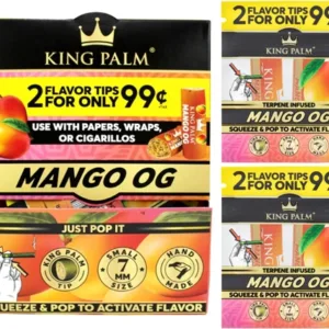 King Palm 7mm Flavor Tips - Mango OG 50pk