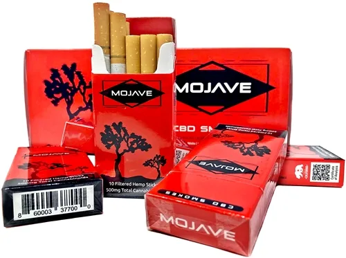 Mojave CBD Smokes 500mg Herbal Cigarettes 10pk Carton