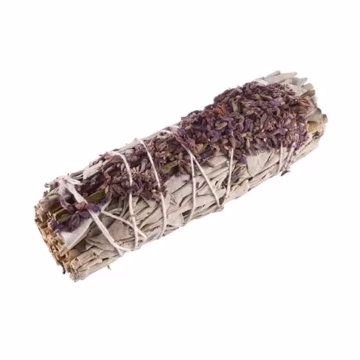 10ct Sage Smudge Stick – California White Sage with Lavender 4″L
