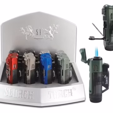 Scorch Torch 90 deg Double Flame w/ Poker & Punch 12pk