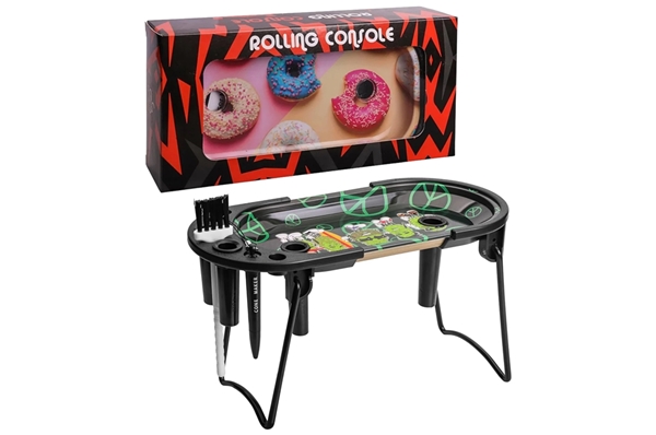 Cone Loader Rolling Tray Console
