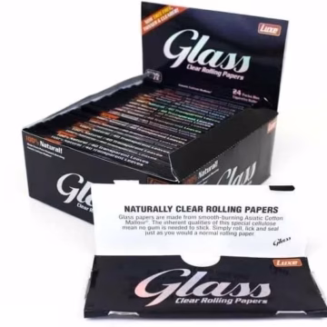 Glass Clear Rolling Papers - King Size