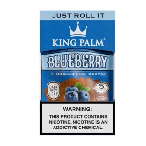 King Palm Tobacco Leaf Wraps – Blueberry
