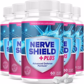 (5 Pack) Nerve Shield Plus Pills Original Supplement Advanced Nerve Formula (300 Capsules)