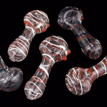 10ct 3.5" Spiral Art Spoon Hand Pipe Assortment