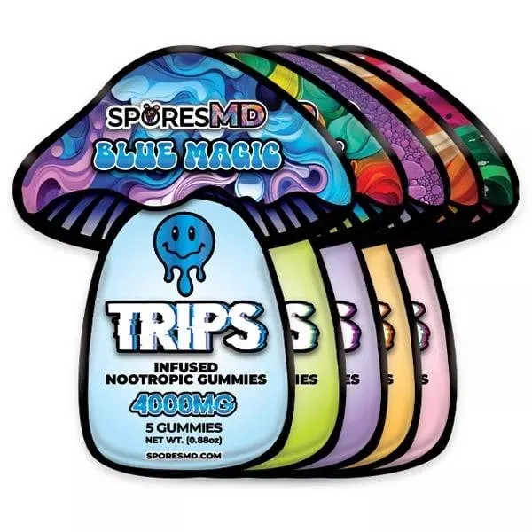 SporesMD Trips Mushroom Nootropic Gummies