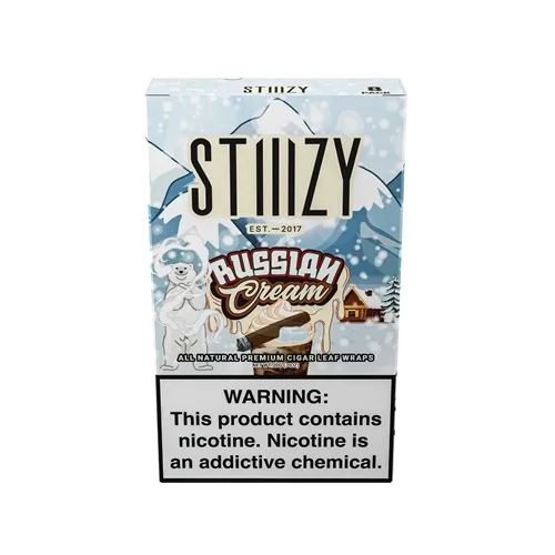 Stiiizy Premium All Natural Leaf Wraps – Russian Cream
