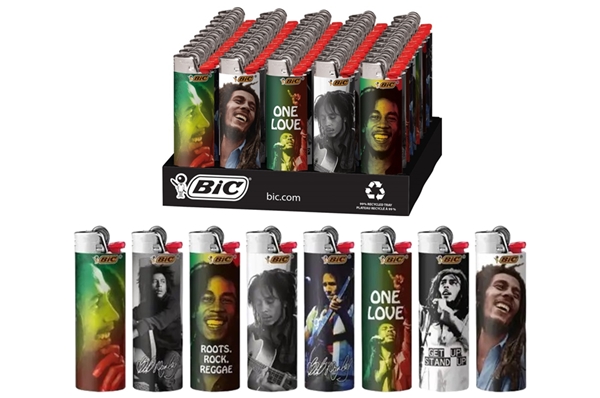 Bic Lighters 50pk – Bob Marley