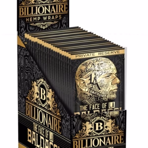 Billionaire Hemp Wraps - Baldacci Black