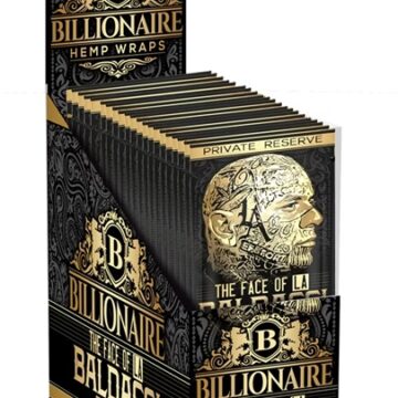 Billionaire Hemp Wraps - Baldacci Black