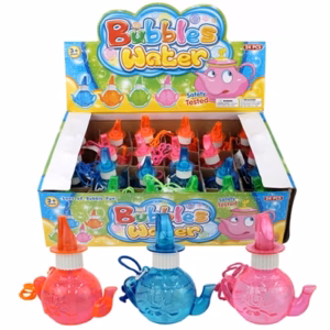 Bubbles Water Tea Pot Bubbles with Whistle 24pk