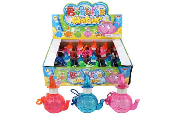 Bubbles Water Tea Pot Bubbles with Whistle 24pk