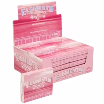 Elements Pink Pre Rolled Tips