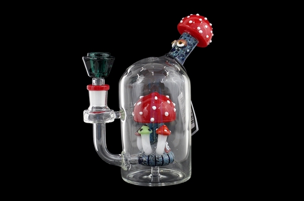 7″ Mad Mushroom Dome Water Pipe
