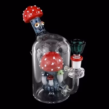 7" Mad Mushroom Dome Water Pipe