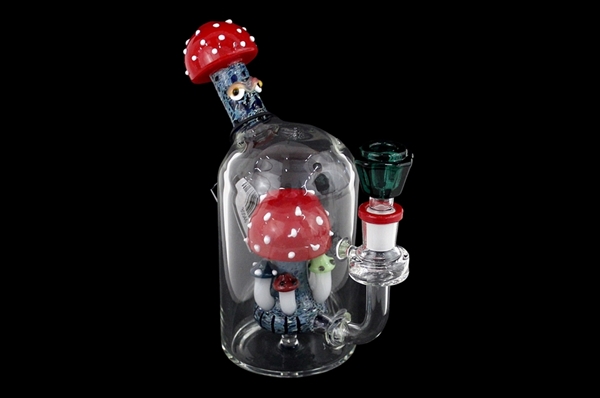 7″ Mad Mushroom Dome Water Pipe