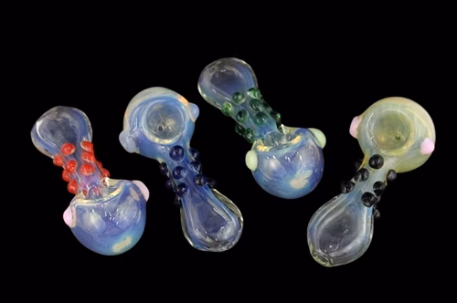 10ct 4" Rocky Road Fuming Spoon Hand Pipe Assortment