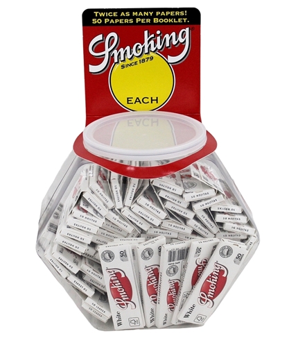 Smoking White Rolling Papers 75pk Tub