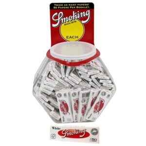 Smoking White Rolling Papers 75pk Tub
