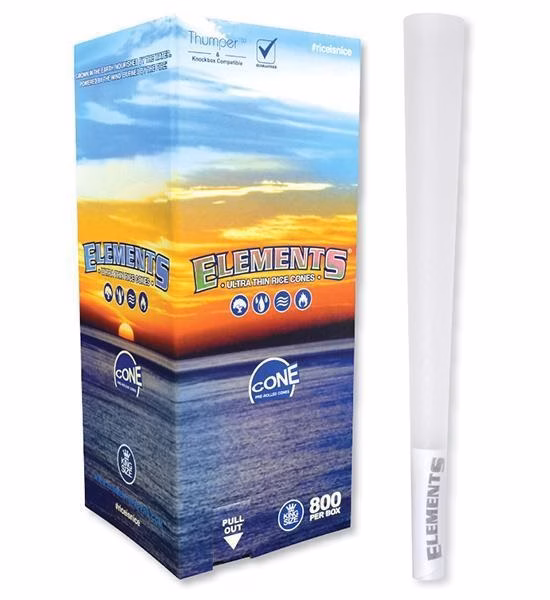 Elements Pre Rolled Cones - King Size - 800ct