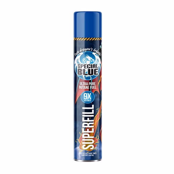 Special Blue 9x Superfill 540ml Butane 12pk