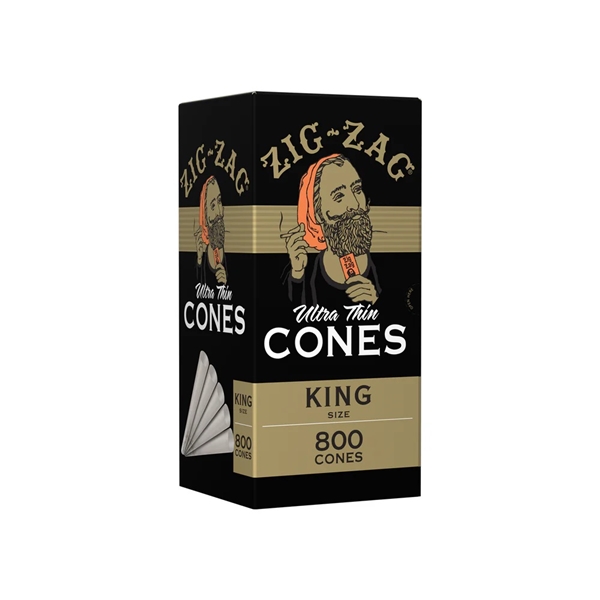 ZIG-ZAG Pre Rolled Cones Ultra Thin - King Size - 800ct