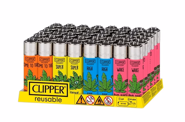 Clipper Lighter – Wake and Bake 48pk