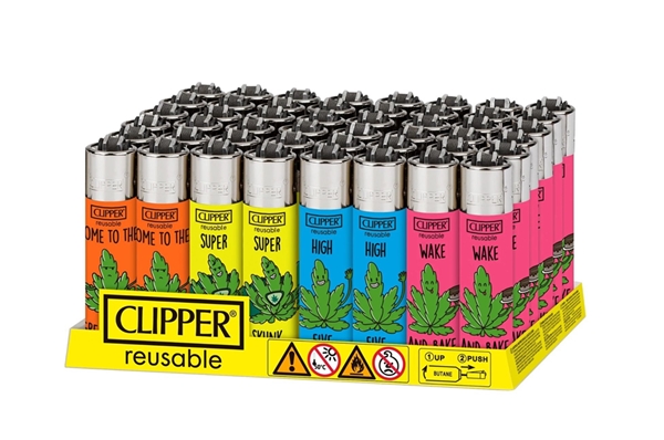 Clipper Lighter – Wake and Bake 48pk