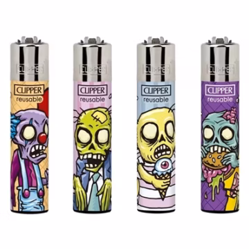 Clipper Lighter - Zombie Invasion 48pk