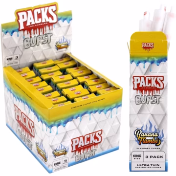 Packs Burst Flavored Cones – King Size 24pk