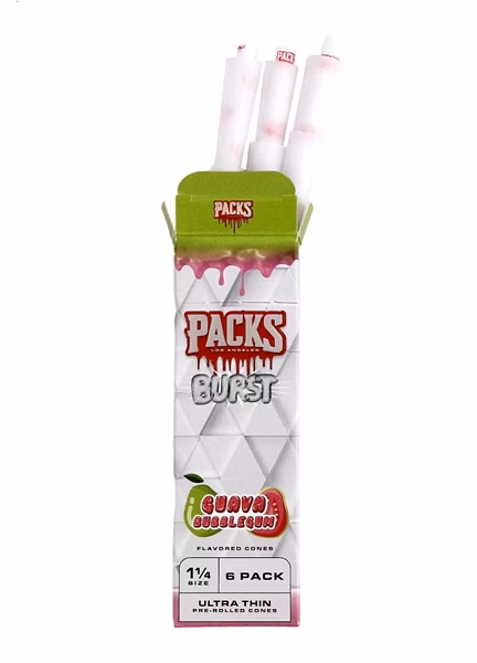 Packs Burst Flavored Cones - 1 1/4 Size 24pk