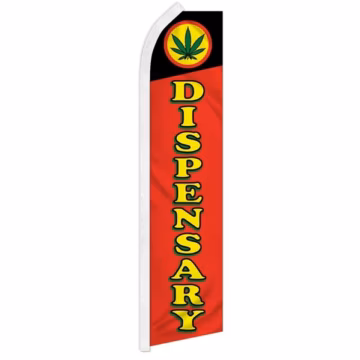 Dispensary Red - Super Flag