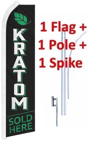 Kratom Sold Here - Super Flag