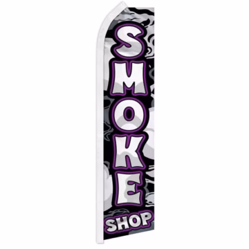 Smoke Shop (Purple) - Super Flag